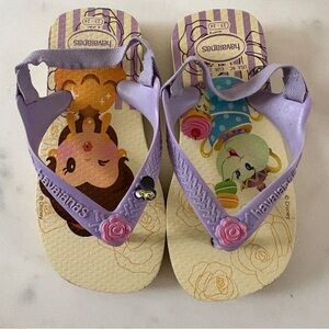 Beauty and the beast Havaianas size 9